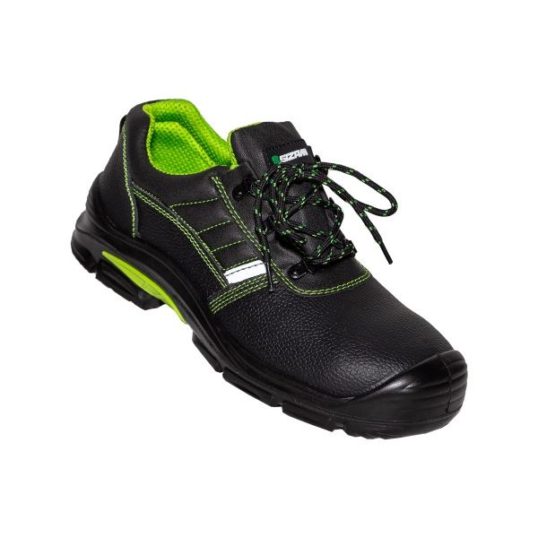 Полуботинки рабочие Sizam Houston р.41 36185 черный с салатовым