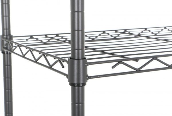 Стеллаж металлический PCR-105 1800x750x350 мм темно-серый