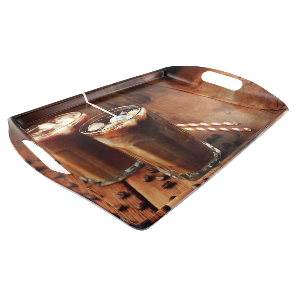 Поднос Arino Ice Coffee 45x31x4 см прямоугольный 74655