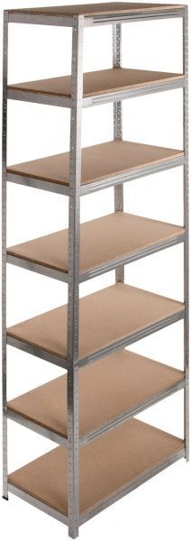 Стелаж металевий 175 кг/полицю 2700x910x460 мм оцинкований 