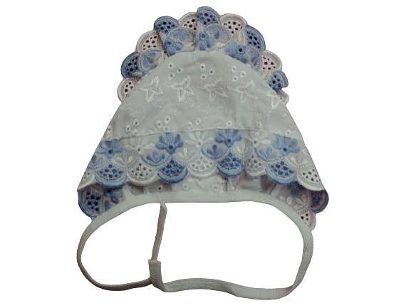 Чепчик детский Моя планета кружевной №6 К-041 р.46 белый