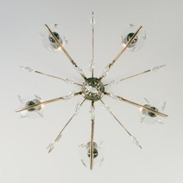 Люстра подвесная Strotskis Ravenna 5x60 Вт E14 античная бронза 10104/5