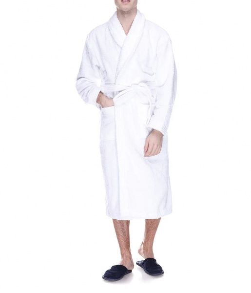 Халат махровый Шаль р. XL белый Origami Horeca