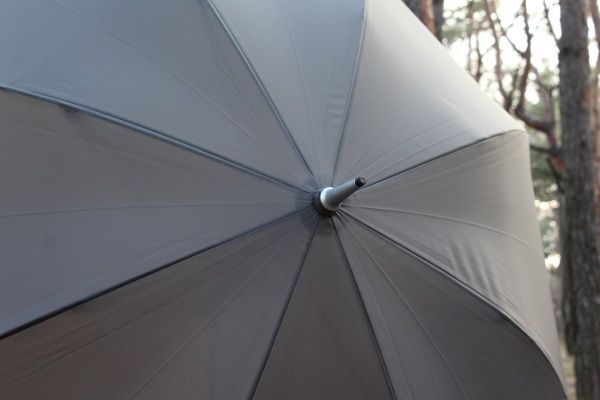 Зонт-трость KRAGO Silver Grey серый 