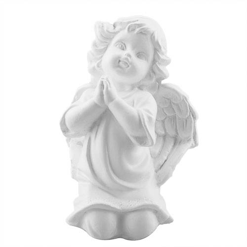 Статуетка Decoline Ангелик молиться білий (гіпс) AN0719(G) 13 см 