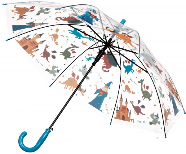 Зонт Susino Школа магии купол 48 см 8 спиц прозрачный 