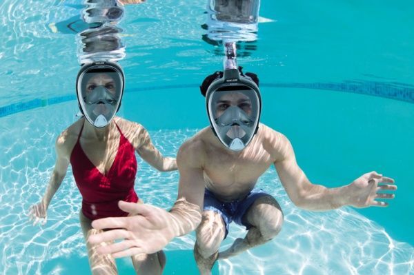 Маска для плавання Bestway Seaclear Vista р.S/M чорний