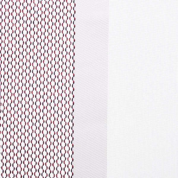 Ткань тюлевая полоски на сетке, бордо 300 см бордовый 