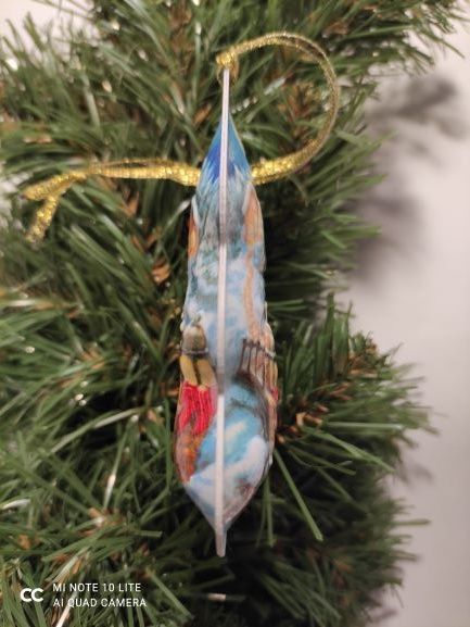 Елочная игрушка Мостик 10 см 