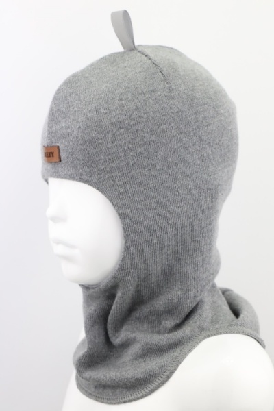 Шапочка дитяча для хлопчика Beezy Балаклава р.54-56 світло-сірий 1705 