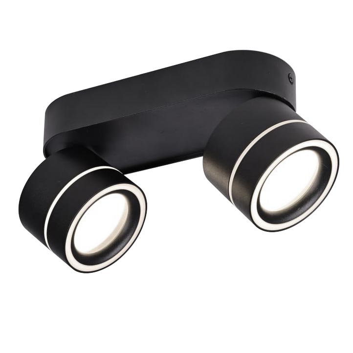 Спот LED CONCEPT SP CAMBER 2xGX53 чорний