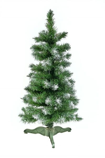Елка искусственная Европейская 0,75 м 1365 зеленый с белым