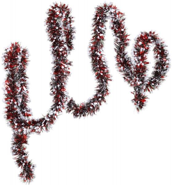 Дождик новогодний элит 7 3 м золотой/красный/белый/серебристый