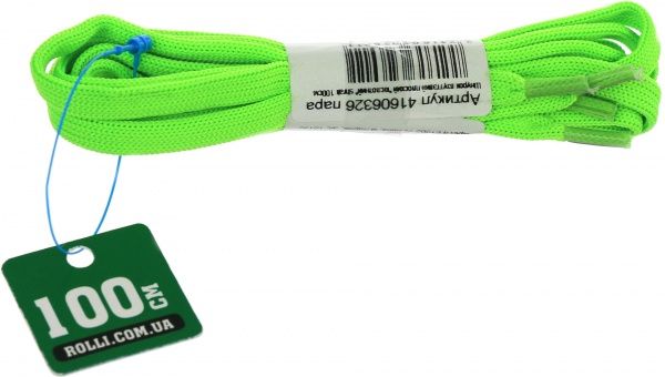 Шнурок плоский кислотний shrak 