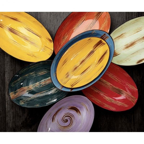 Блюдо Spiral Green WL-669541/A Wilmax 