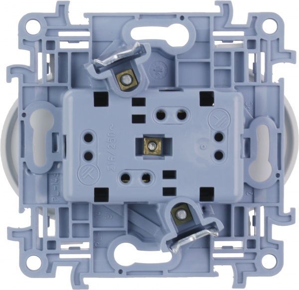 Розетка подвійна без заземлення Simon 10 без шторок білий CG2M.01/11