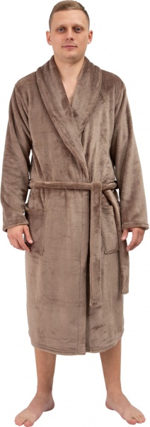 Халат мужской Roksana 1202/90070 р. S коричневый 