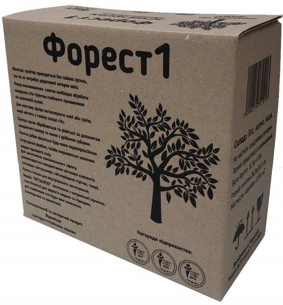 3D-панель гипсовая Calipso Форест 1 0.36 кв.м 