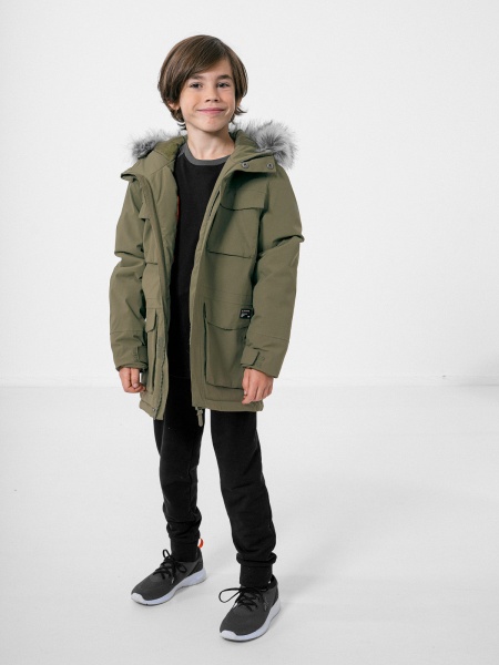 Куртка-парка 4F JACKET JKUM001 HJZ22-JKUM001-43S р.158 зеленый