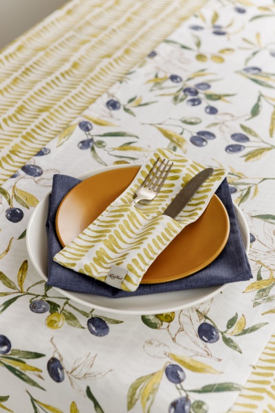 Чохол для приборів La Nuit Oliva Шафран 10x24 см 