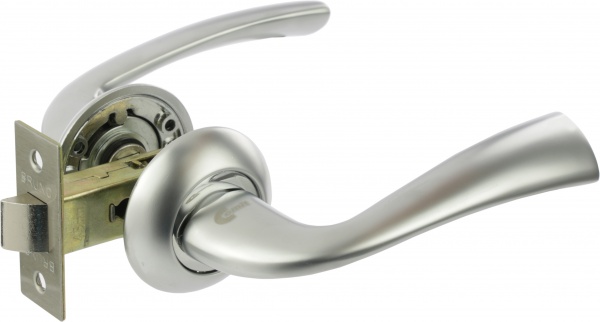 Защіпка врізна з ручками Comit Kea матовий хром/хром