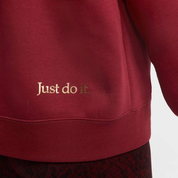 Джемпер Nike W NSW HOODIE FZ BB SHINE BV4988-677 р. XS червоний