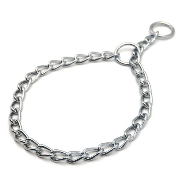 Ошейник-удавка Лорі хромированная РУ 4,0/55 см