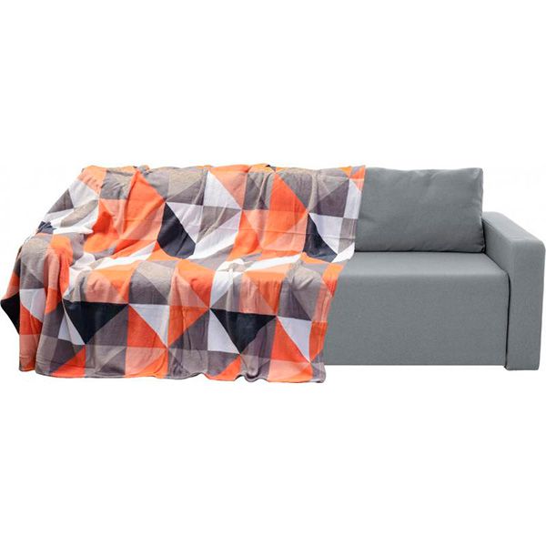 Плед мікрофібра Underprice Геометрія корал 160x200 см