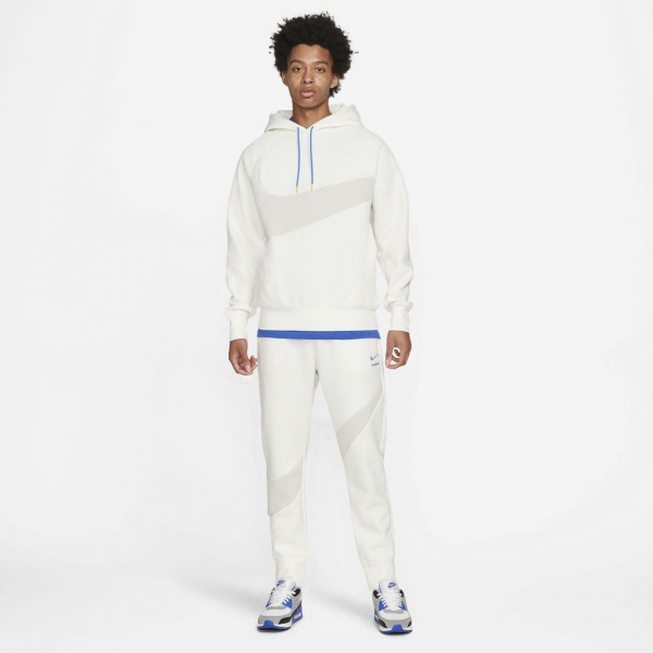 Джемпер Nike M NSW SWOOSH TCH FLC PO HD DD8222-133 р. L белый