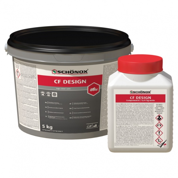 Фуга Sika ЕПОКСИДНА SCHONOX CF DESIGN(AB) (1-10ММ) 5КГ відро антрацит 