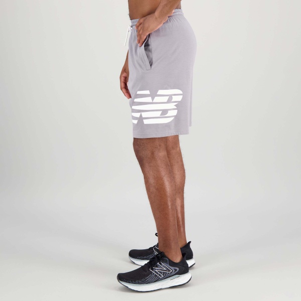 Шорти New Balance HEATHERTECH KNIT MS21073GNM р. S сірий