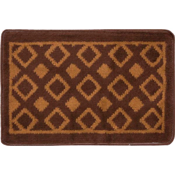 Килимок для ванної кімнати Dariana Плитка 40х60 коричневий