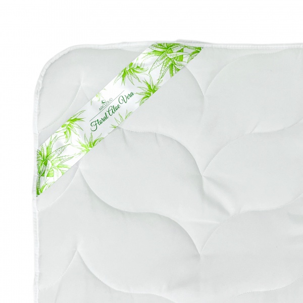 Одеяло Floral Aloe Vera 200x220 см ARCLOUD белый