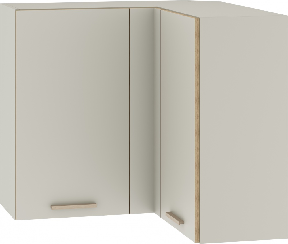 Шкаф верхний угловой ВУ 80-80х72х30 МС Кашемир кашемир/кашемир Грейд