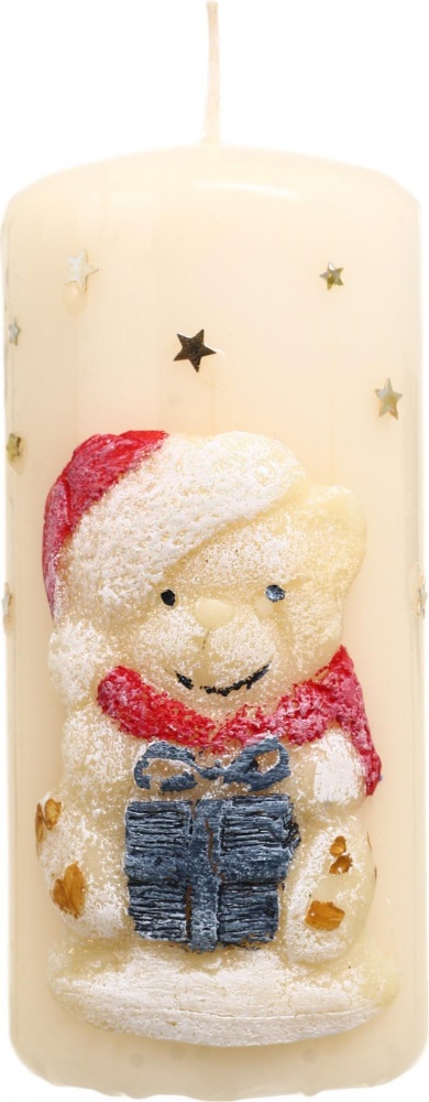 Свічка декоративна ведмедик 60х120 мм Pako-If