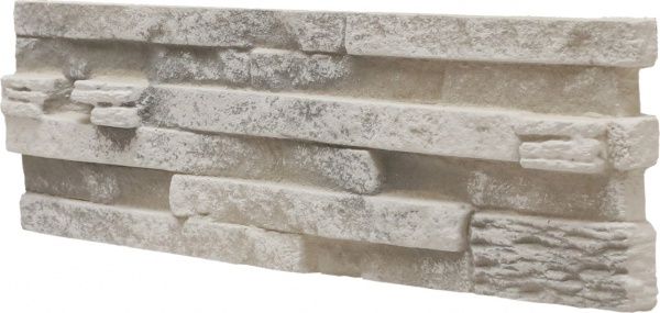 Плитка гипсовая уголок RUSTIKA Верона серая 1 пог.м