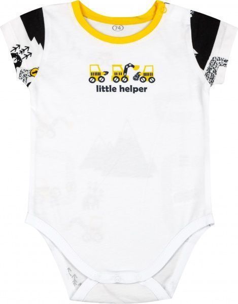 Боди Фламинго для мальчиков р.74 белый 478-103 