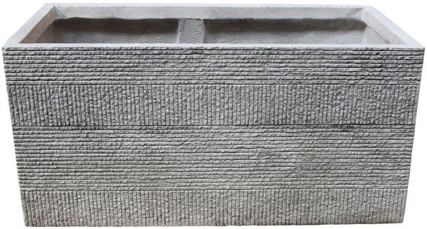 Кашпо Engard Оттава 79х37,5х37,5 см прямокутний 111 л бежево-сірий (GA68-2) 