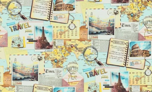 Обои виниловые на флизелиновой основе MEGAPOLIS 9145-15 1,06x10,05 м 