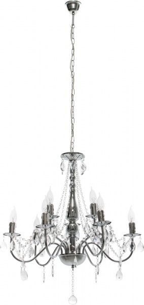 Люстра підвісна Globo William 9xE14 хром 63129-9 