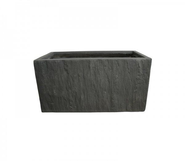 Кашпо Engard Квадро прямоугольный 47 л черно-коричневый (GA52-1) 