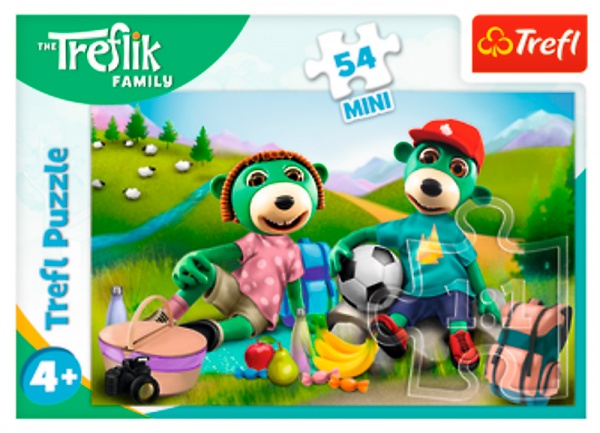Пазлы Trefl Веселый мир Трефлика 54199