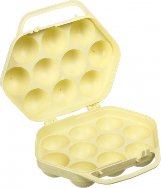 Лоток на 10 яиц пластик красный