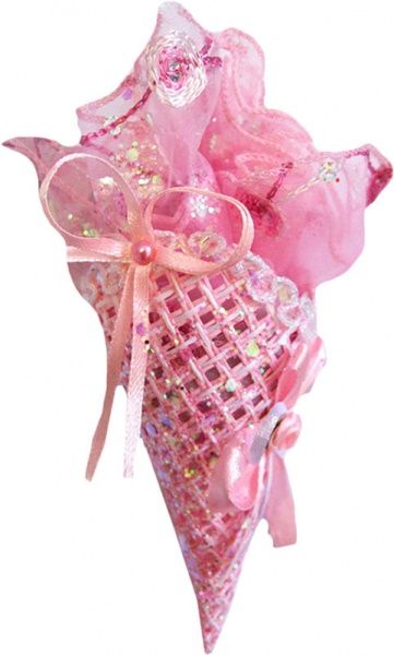 Ялинкова іграшка Фруктове морозиво 12 см 