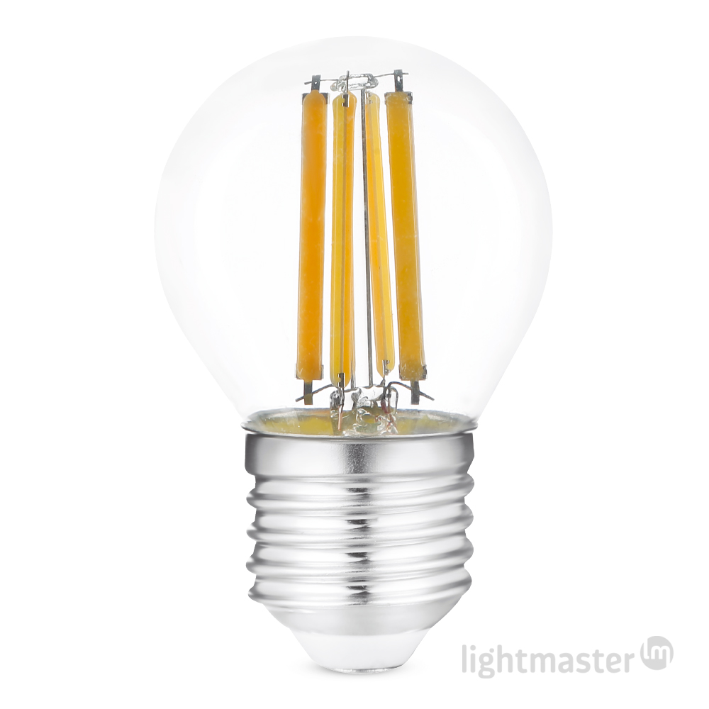 Лампа светодиодная LightMaster LB-665 Filament Deco G45 8 Вт E27 4000 К прозрачная 81045