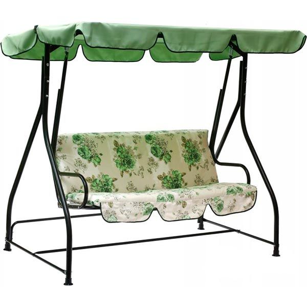 Качели садовые Underprice Вероника Весенние цветы 195x117x166 см