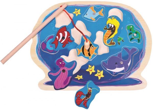 Игра-пазл Bino Рыбалка-аквариум