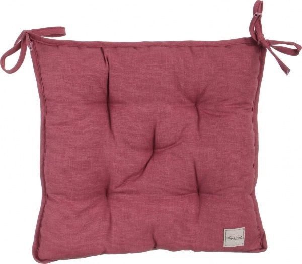 Подушка на стілець 40х40 см Шарлота винна La Nuit
