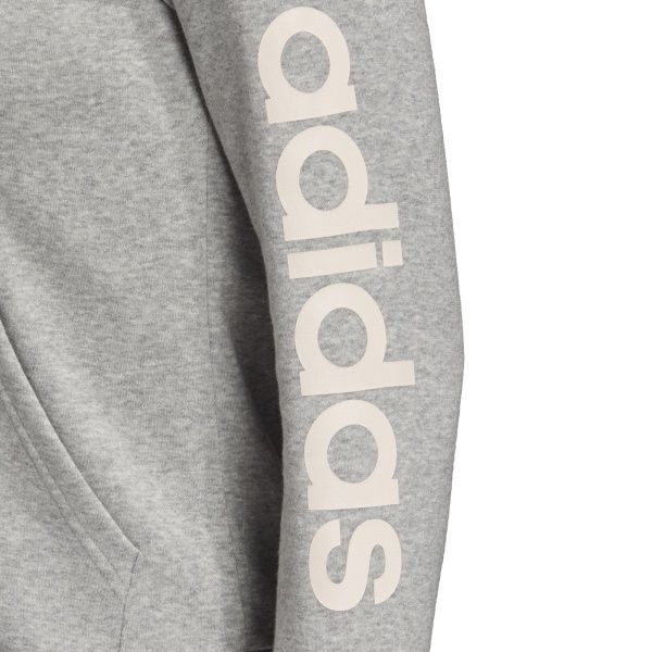 Джемпер Adidas W E LIN FZHD FL GD2987 р. XS сірий
