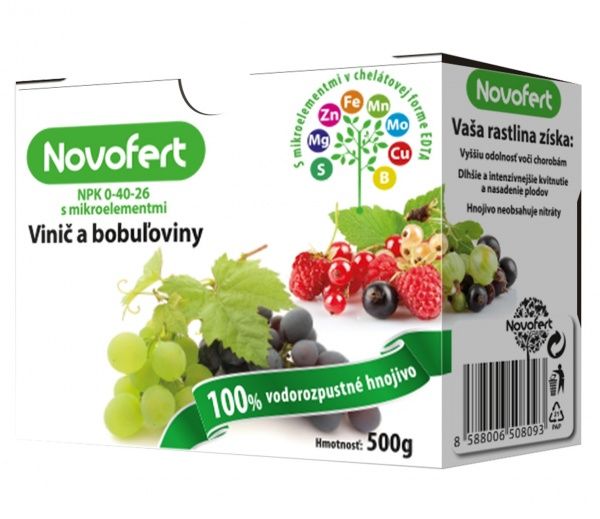 Добриво хелатне Novofert Vinic a bobuloviny виноград і ягоди 500 г